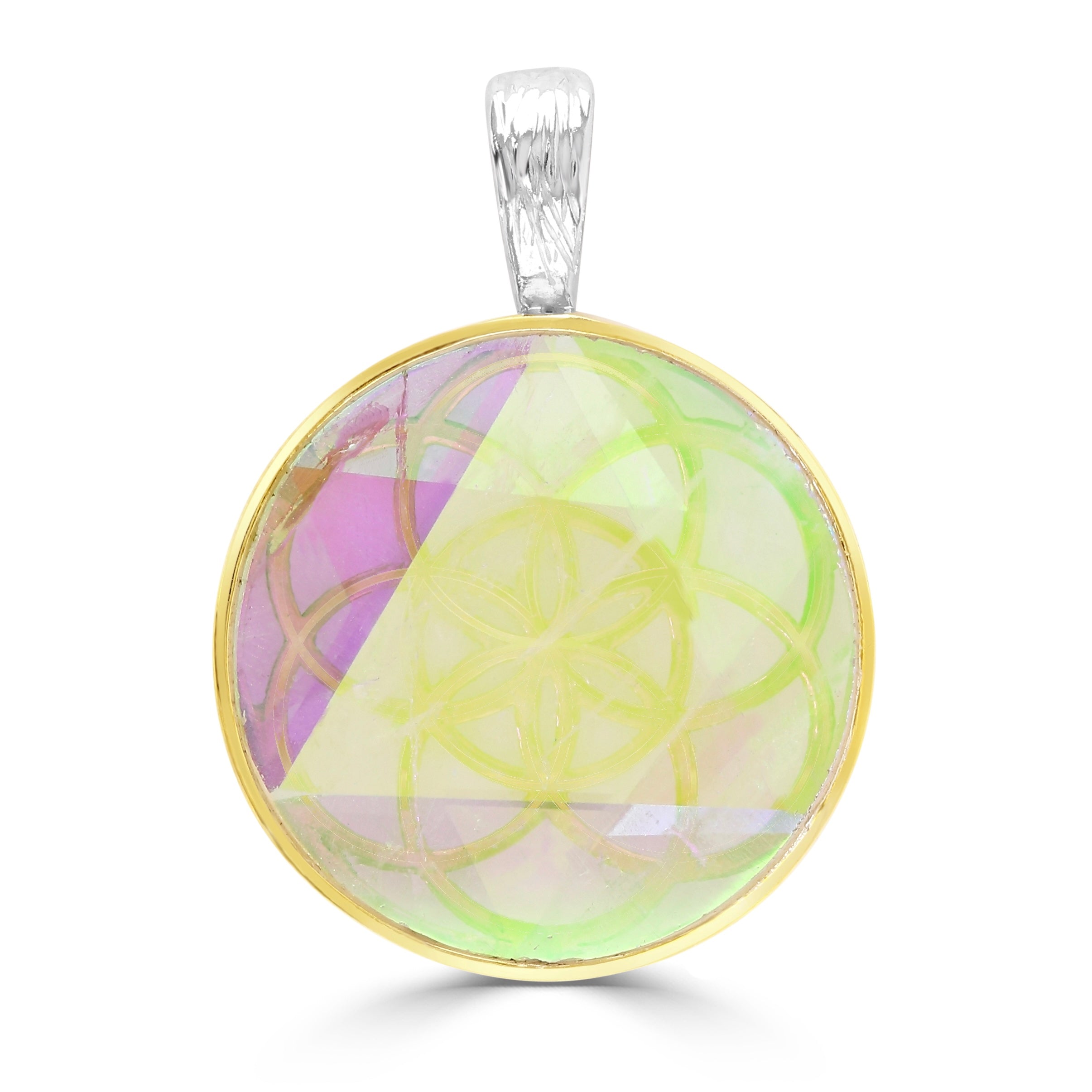 Himalayan crystal triangle best sale pendant price